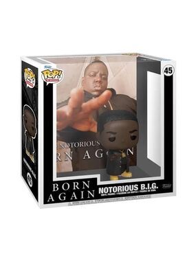Funko Pop! Albums Notorious B.I.G. Born Again Figure #45 Hard Case